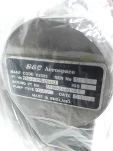 G&C AEROSPACE ROTARY APU PUMP 60B92403-23 BOEING 777 568-1-29407-002